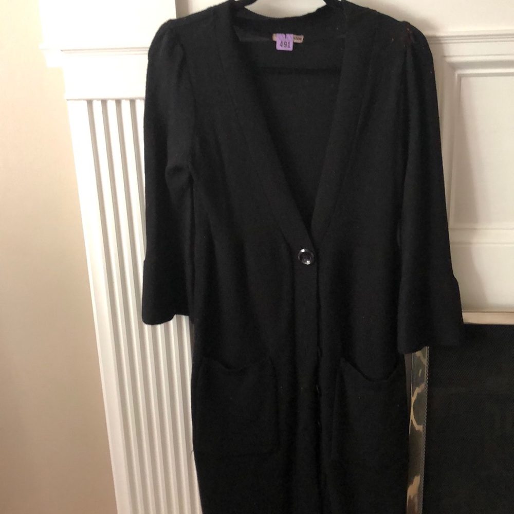 Cotton long cardigan